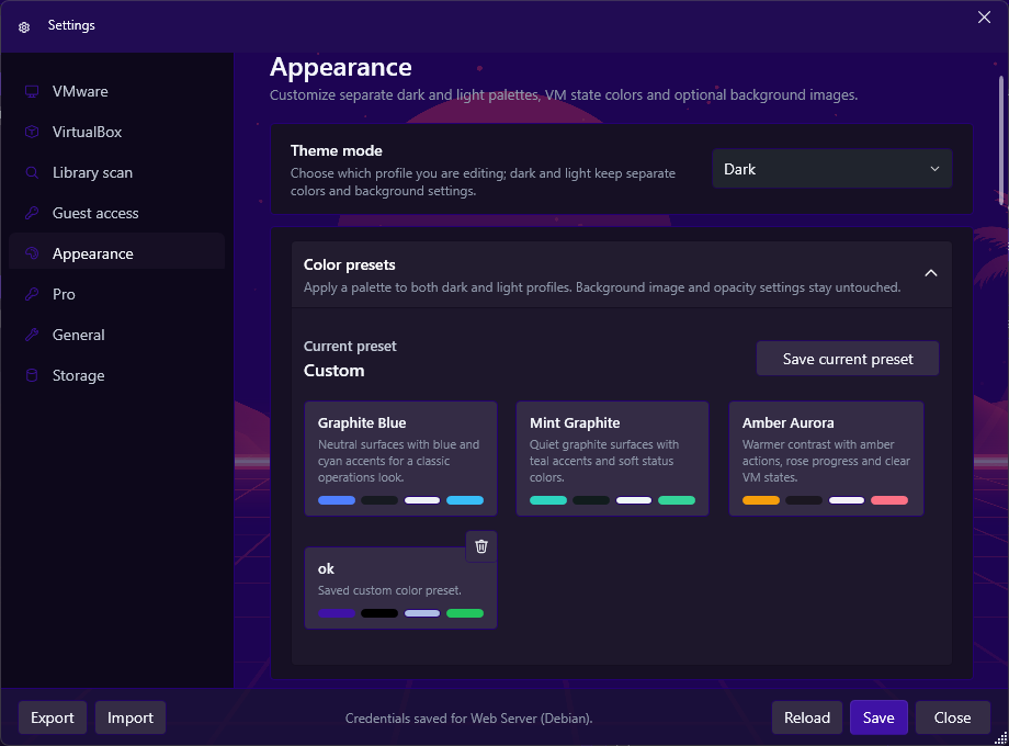 Capture VMANAGER 7